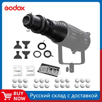 Комплект Godox SA-17 для проектора Godox SA-P Kit к Bowens Mount S30 VL150 VL200 VL300 SL150II SL200II Светодиодный светильник