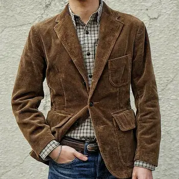 Мужская куртка, повседневное модное однотонное свободное пальто-кардиган