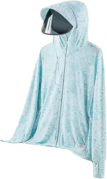Женская Солнцезащитная толстовка с капюшоном на молнии с длинным рукавом, Дышащее Тонкое пальто с отверстиями для большого пальца, охлаждающая рубашка для бега Cy