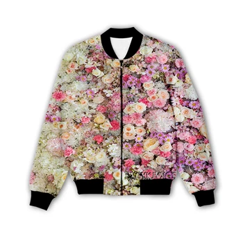 Phechion Новая мужская/Женская куртка с 3D принтом в виде цветка, Модная уличная одежда, Мужская Свободная спортивная куртка и пальто M43