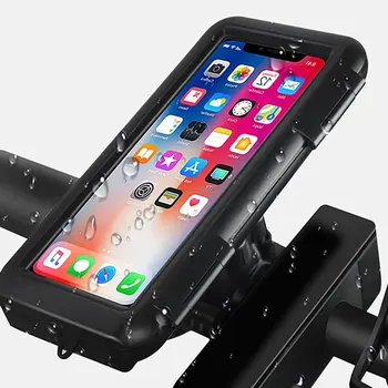 Новое обновление Водонепроницаемая велосипедная сумка для телефона, чехол для мотоцикла, крепление для мобильного телефона на руль велосипеда для iPhone 12 Samsung Xiaomi