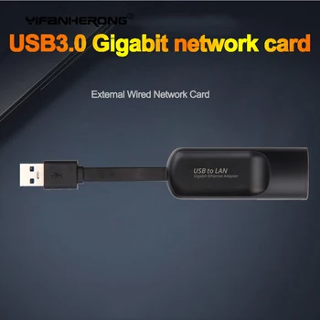 USB 3,0 Ethernet Адаптер RTL8153 Сетевая карта USB к локальной сети RJ45 для ПК с Windows 10 Для Xiaomi Mi Box 3 USB-КОНЦЕНТРАТОР Gigabit Ethernet