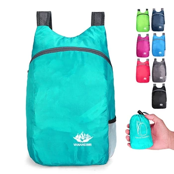 Открытый 20-литровый Складной рюкзак, водонепроницаемая портативная складная сумка, сверхлегкий рюкзак для путешествий, походов, кемпинга, сумка для женщин, мужчин