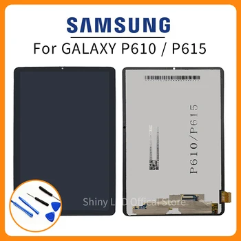 Оригинал Для Samsung Galaxy Tab S6 Lite 10.4 P610 P615 P615N P617 ЖК-экран Сенсорный Дигитайзер В Сборе