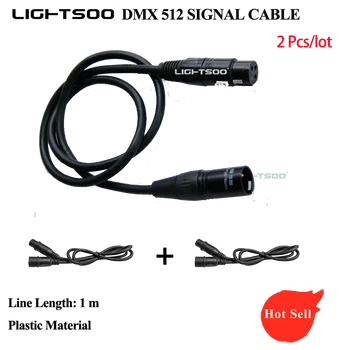 2 шт./лот Международный 3-контактный резиновый сигнальный кабель Dmx512 длиной 1 метр Соединительный кабель для движущегося головного света Stage Par