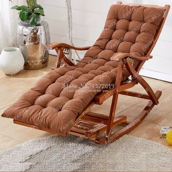 Ленивый Повседневный деревянный стул Старика Хэппи, Бамбуковое кресло-качалка, кресло-качалка на домашнем балконе, кресло-качалка для взрослых, обеденный перерыв, Сиеста