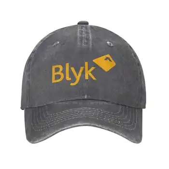 Повседневная джинсовая кепка с графическим принтом Blyk, вязаная шапка, бейсболка