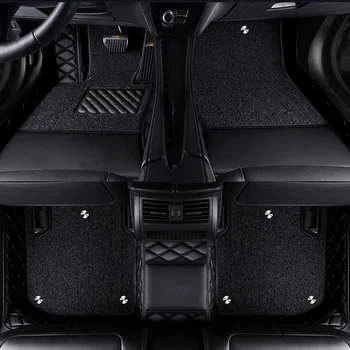 Автомобильные коврики на заказ для Skoda Kodiaq 5 Seat 2016-2022 Детали интерьера, автомобильные аксессуары, двухслойные съемные