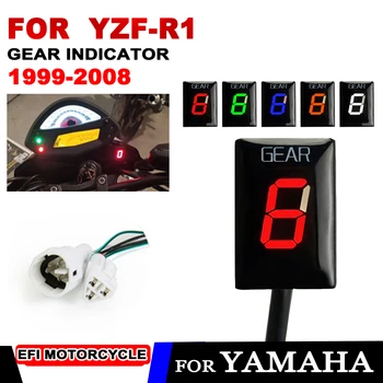 Для Yamaha YZF-R1 YZF R1 YZFR1 1998-2005 2006 2007 2008 Аксессуары для мотоциклов Индикатор Переключения передач 1-6 Уровневый Измеритель скорости