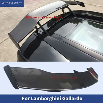 Для Lamborghini Gallardo LP550 LP560 LP570, карбоновое гоночное заднее крыло, спойлер багажника, обвес 08-12