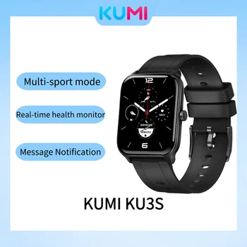 Умные часы KUMI KU3S Мужские часы IP68 Водонепроницаемые спортивные WWatch Пульсометр кровяное давление монитор сна для женщин для телефона Xiaomi