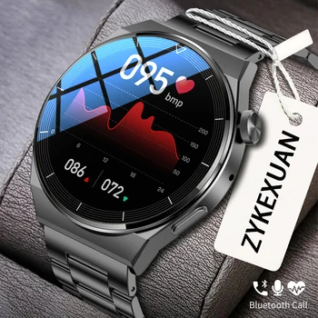 2023 Новые смарт-часы с NFC-вызовом по Bluetooth для мужчин, полноэкранный монитор сердечного ритма, спортивные Фитнес-водонепроницаемые мужские смарт-часы + коробка