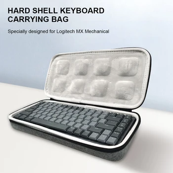 Жесткий чехол для переноски, ударопрочная пылезащитная водонепроницаемая сумка для клавиатуры Logitech MX Mechanical Mini для Logitech MX Mechanical