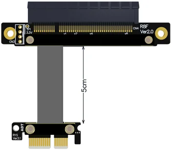 Удлинительный кабель PCI-E x8 адаптер x1 pcie с поддержкой от 1x до 8x сетевой карты SSD жесткого диска ADT