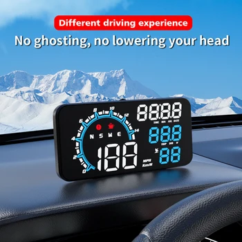 G11 HUD GPS подходит для всех автомобилей Головной дисплей спидометра светодиодные интеллектуальные цифровые аксессуары для автомобильной электроники сигнализация о превышении скорости